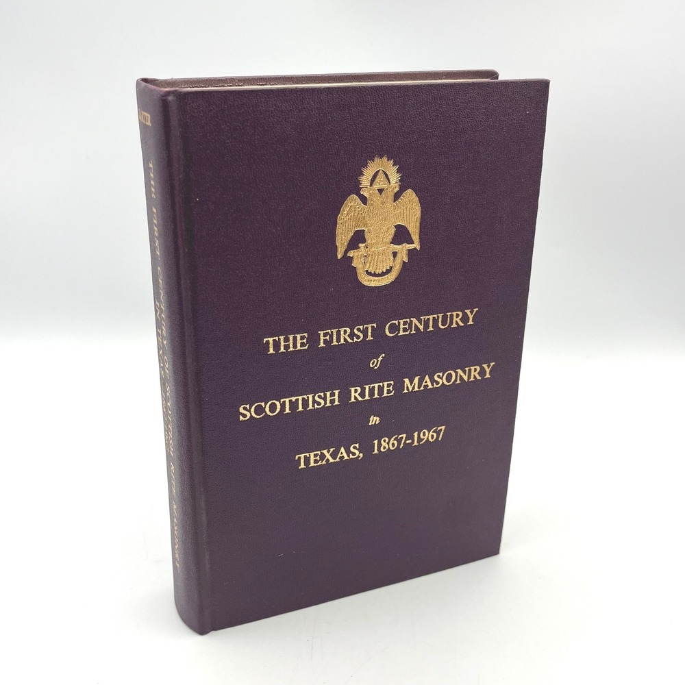 Texas Scottish Rite History Committee Book Masonry EUC Hardcover 1967